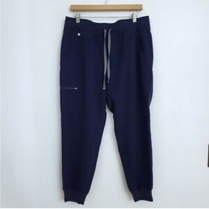 Figs Navy Zamora™ High Waisted - Jogger Scrub Pants (Navy blue)